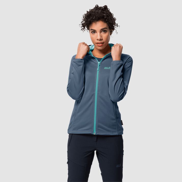 Chamarra Polar Jack Wolfskin Star Mujer Azules Mexico-8731142